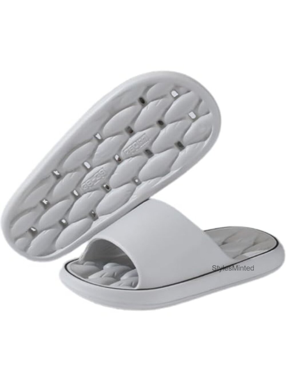 Quick-Dry Anti-Slip Shower Slippers Unisex EVA Drain Holes